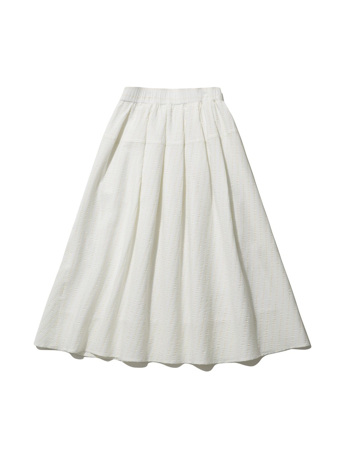 올젠(OLZEN) 여성 스트라이프 스커트_ZLG2RS2301SYE