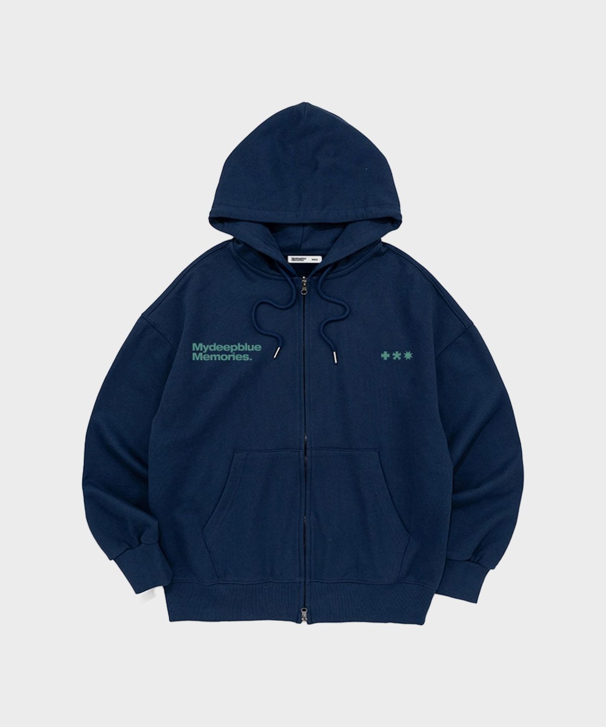 마이딥블루메모리즈(MY DEEP BLUE MEMORIES) (zp) MM SYMBOL LOGO 2WAY ZIP-UP (NAVY)