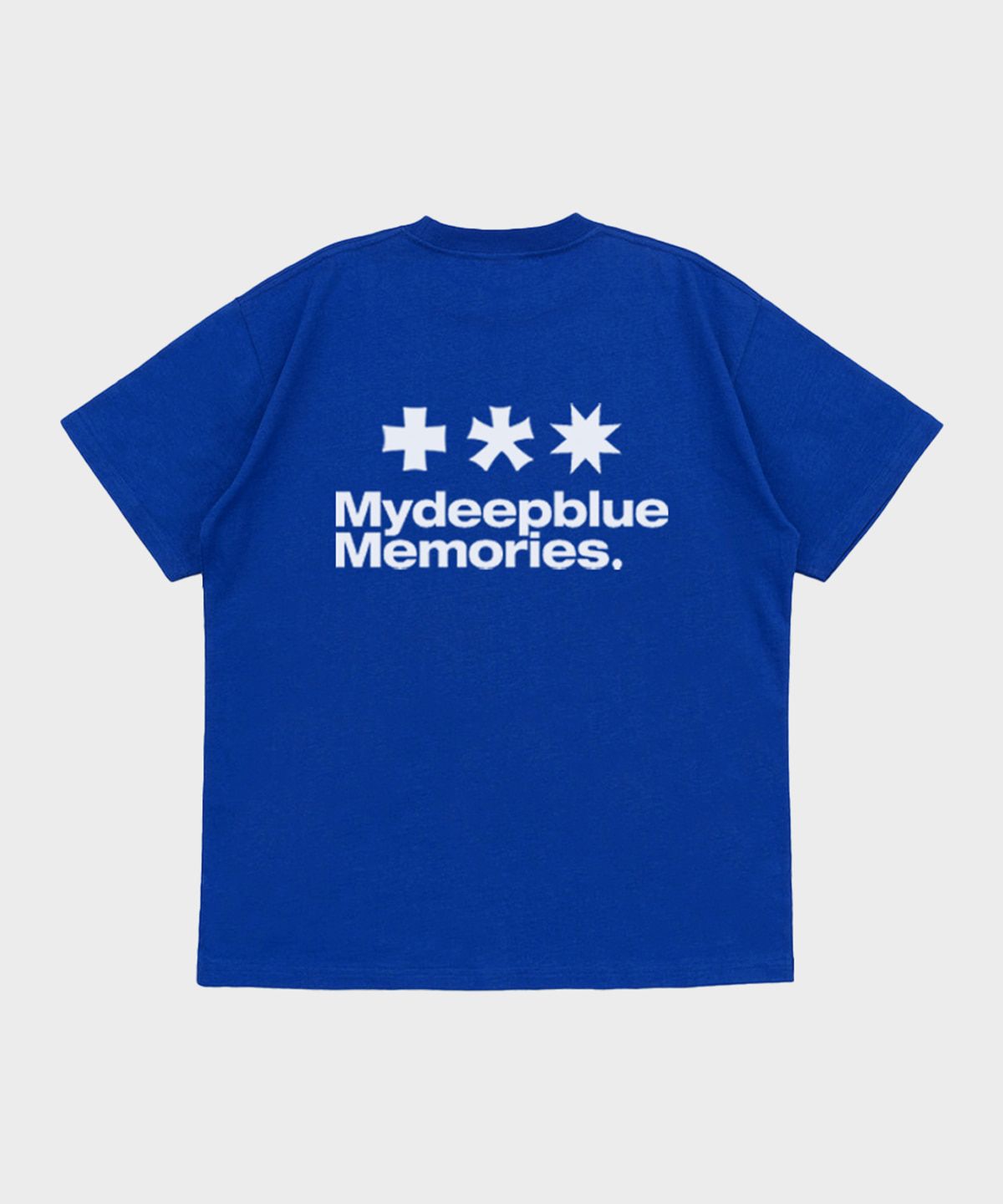 마이딥블루메모리즈(MY DEEP BLUE MEMORIES) Mm Symbol Logo T-Shirts (BLUE)