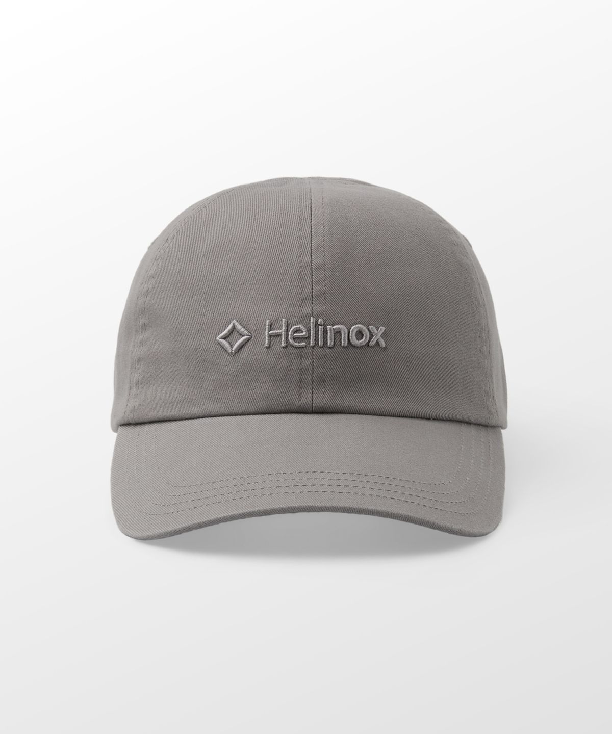 헬리녹스 웨어(HELINOX WEAR) 면트윌 6패널 로고 볼캡_Gray