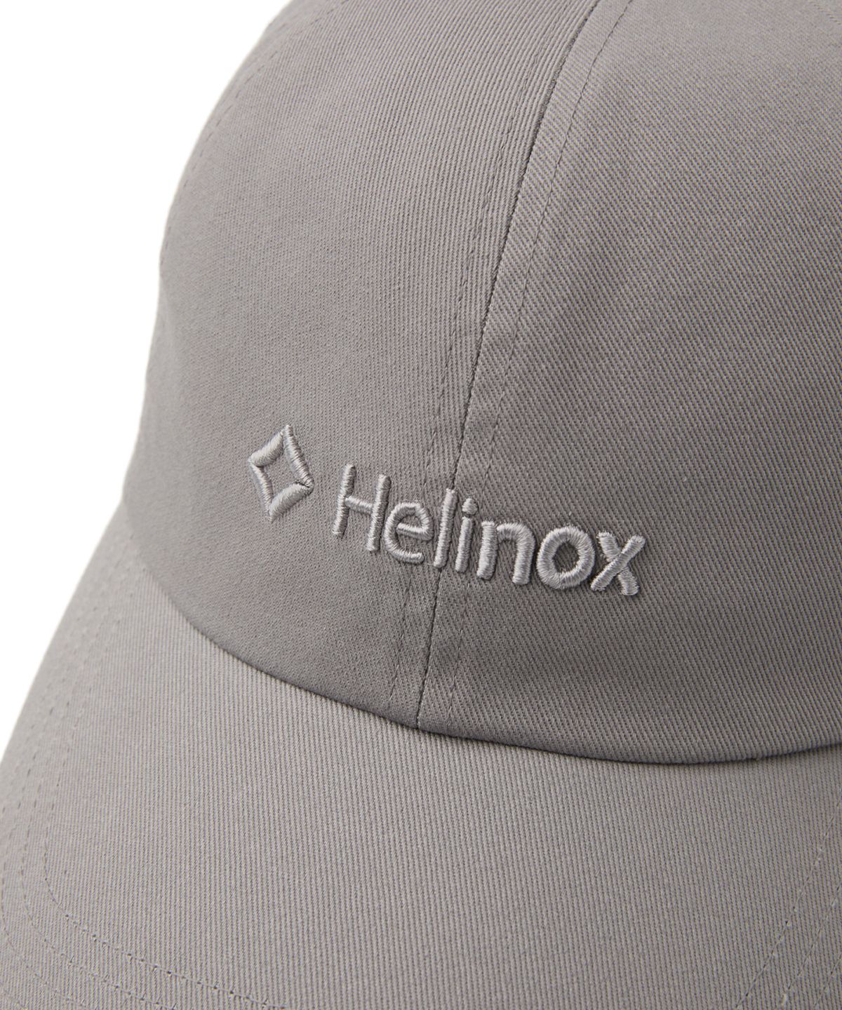 헬리녹스 웨어(HELINOX WEAR) 면트윌 6패널 로고 볼캡_Gray