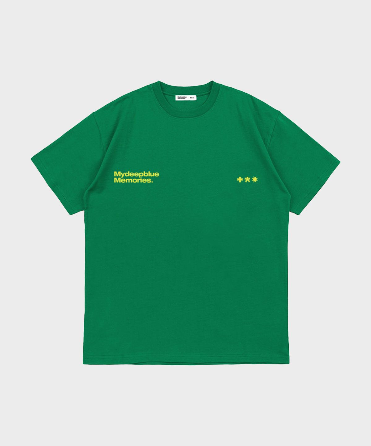 마이딥블루메모리즈(MY DEEP BLUE MEMORIES) Mm Symbol Logo T-Shirts (GREEN)