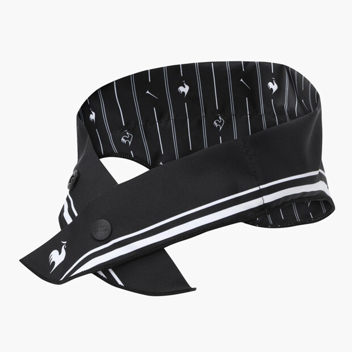 르꼬끄 골프(LECOQ GOLF) 여성 리버서블 냉감 스카프 _BLCK GR122LET21