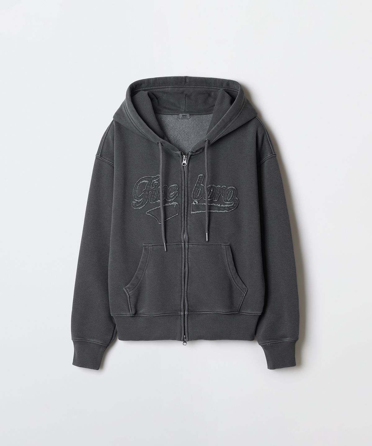 스파오(SPAO) FIVEBORO 피그먼트 후드집업_SPMZG23GY0