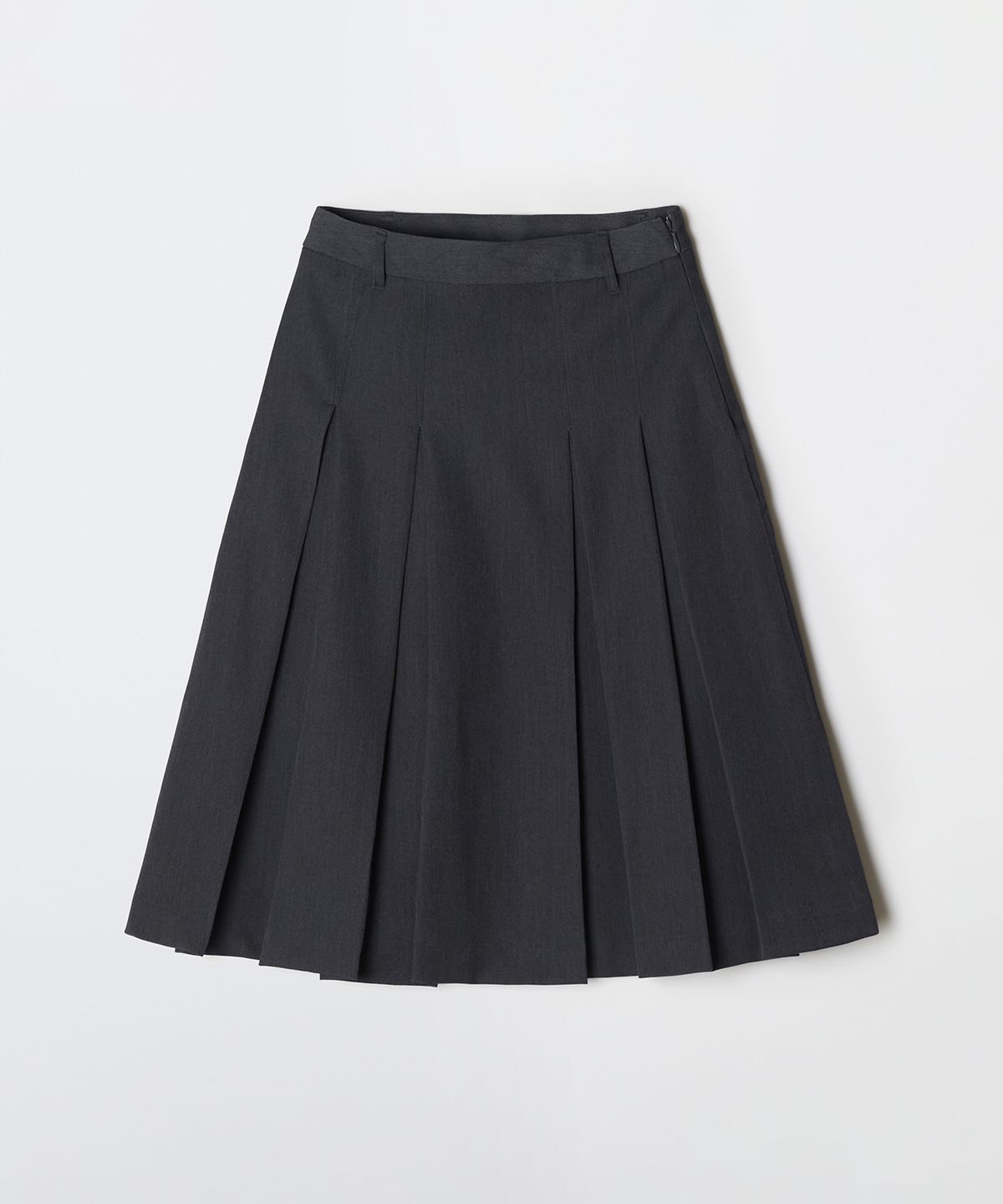 스파오(SPAO) 플리츠 미디 스커트_SPWHG23W13