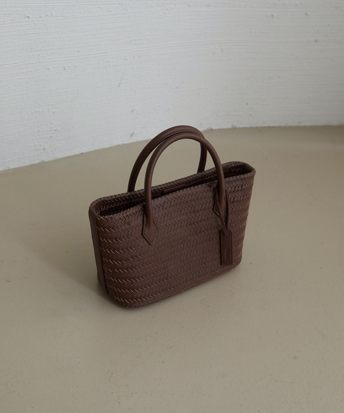 벨류엣(VALLUAT) Ceane Weaving bag_Brown