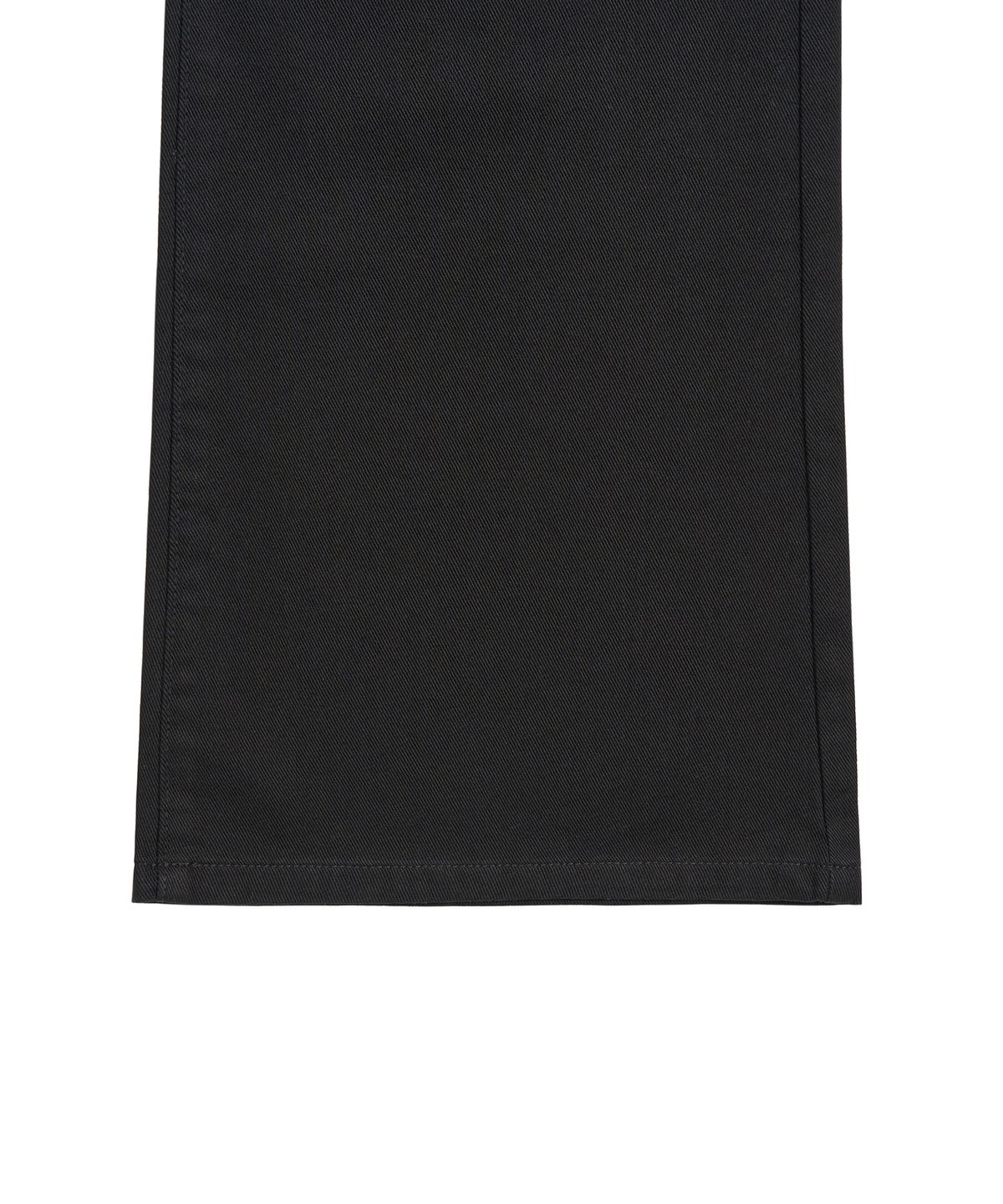페플리(PEPLEE) Mini Pocket Boots Cut Cotton Pants (Black)