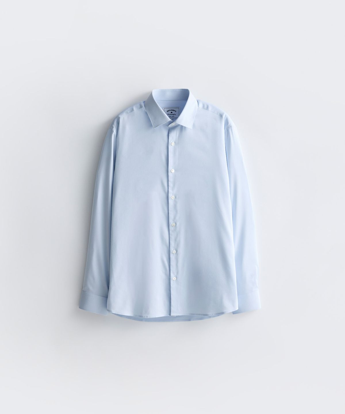 에스티코(STCO) Gentlemens Philosophy 텐셀 플루이드 셔츠 블루_JDSXZ03CSL