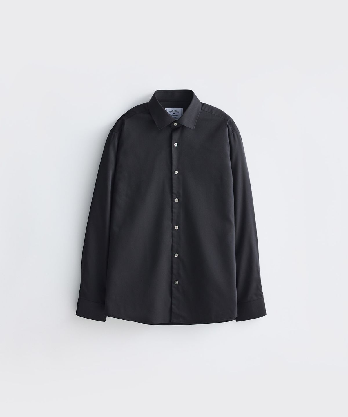 에스티코(STCO) Gentlemens Philosophy 텐셀 플루이드 셔츠 블랙_JDSXZ05CSB