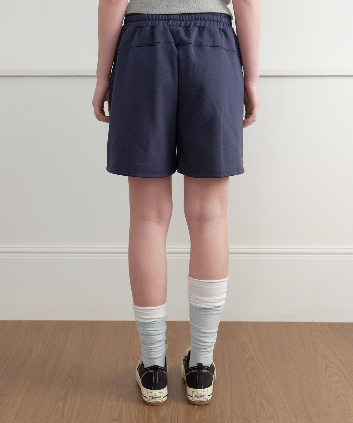 클루니(CLUNY) Sweat cotton banded shorts - gray