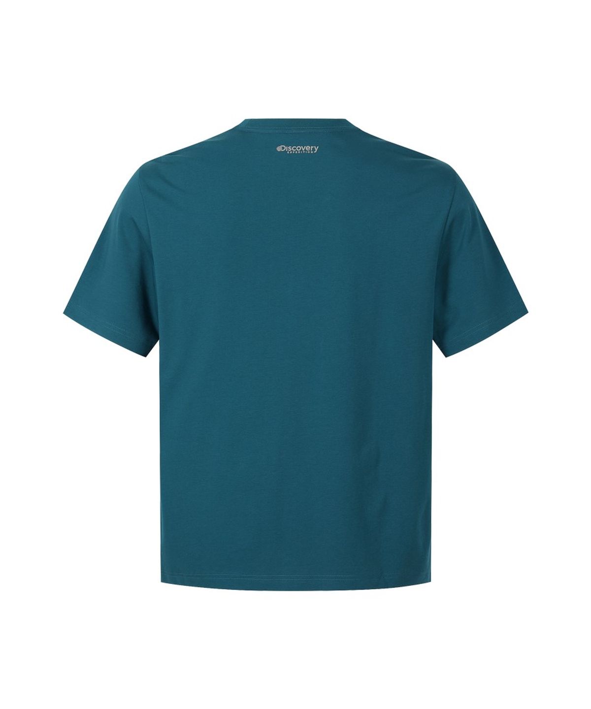 디스커버리 익스페디션(DISCOVERY EXPEDITION) 유니 프레시벤트 콜라주 레터링 반팔티셔츠 (L/TURQUOISE)