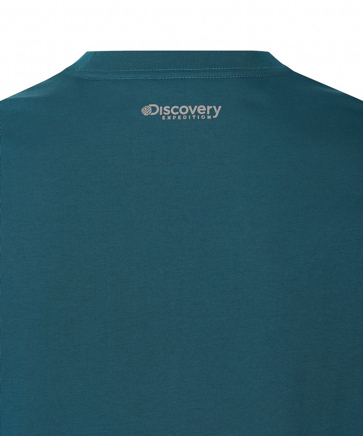 디스커버리 익스페디션(DISCOVERY EXPEDITION) 유니 프레시벤트 콜라주 레터링 반팔티셔츠 (L/TURQUOISE)