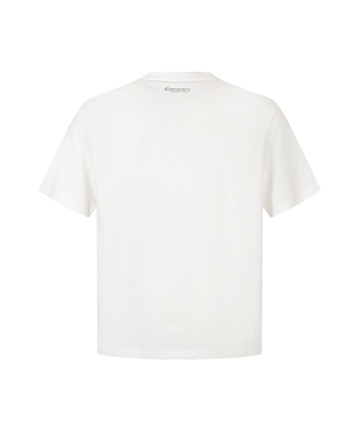 디스커버리 익스페디션(DISCOVERY EXPEDITION) 유니 프레시벤트 콜라주 레터링 반팔티셔츠 (WHITE)