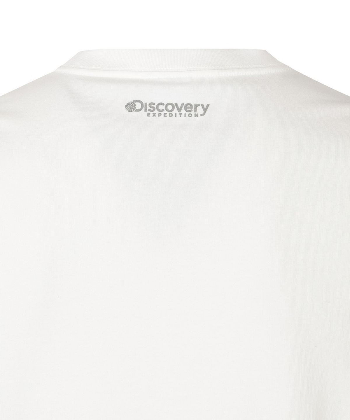 디스커버리 익스페디션(DISCOVERY EXPEDITION) 유니 프레시벤트 콜라주 레터링 반팔티셔츠 (WHITE)