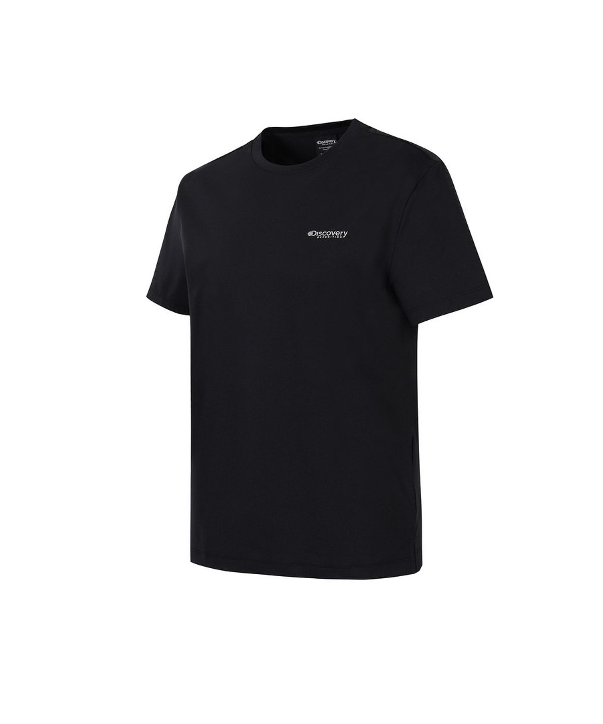 디스커버리 익스페디션(DISCOVERY EXPEDITION) 여성 로고포인트 러닝 티셔츠 (BLACK)