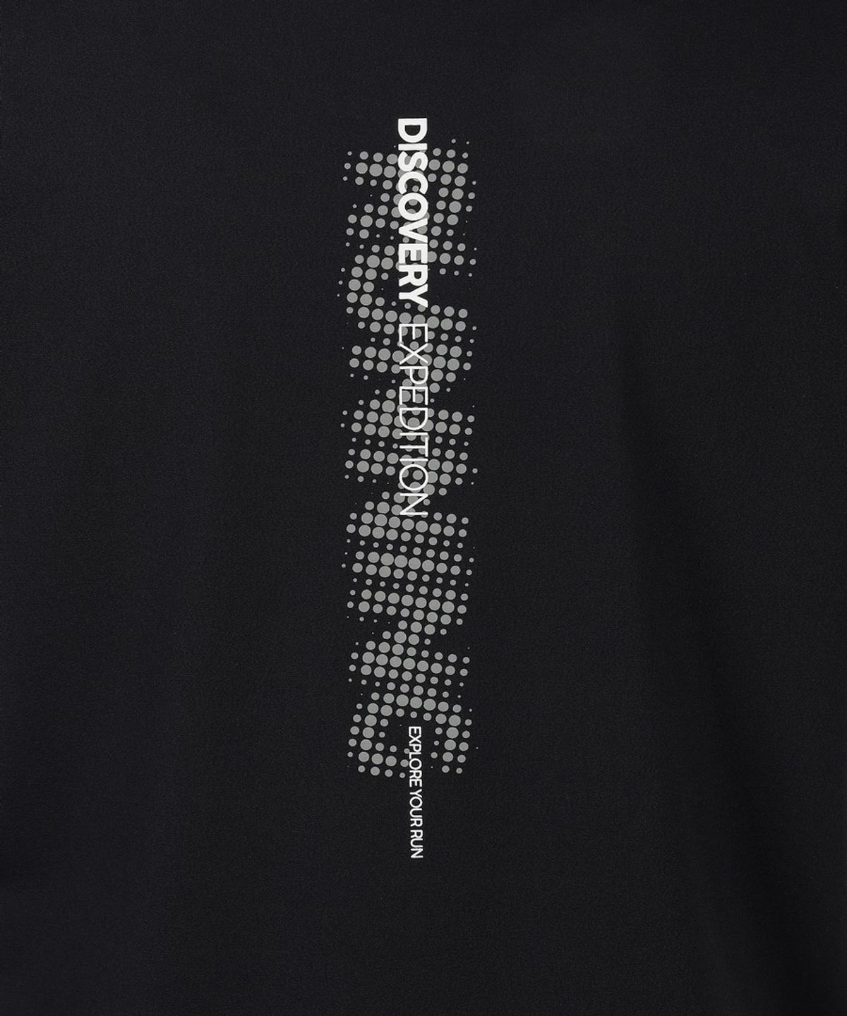 디스커버리 익스페디션(DISCOVERY EXPEDITION) 여성 로고포인트 러닝 티셔츠 (BLACK)