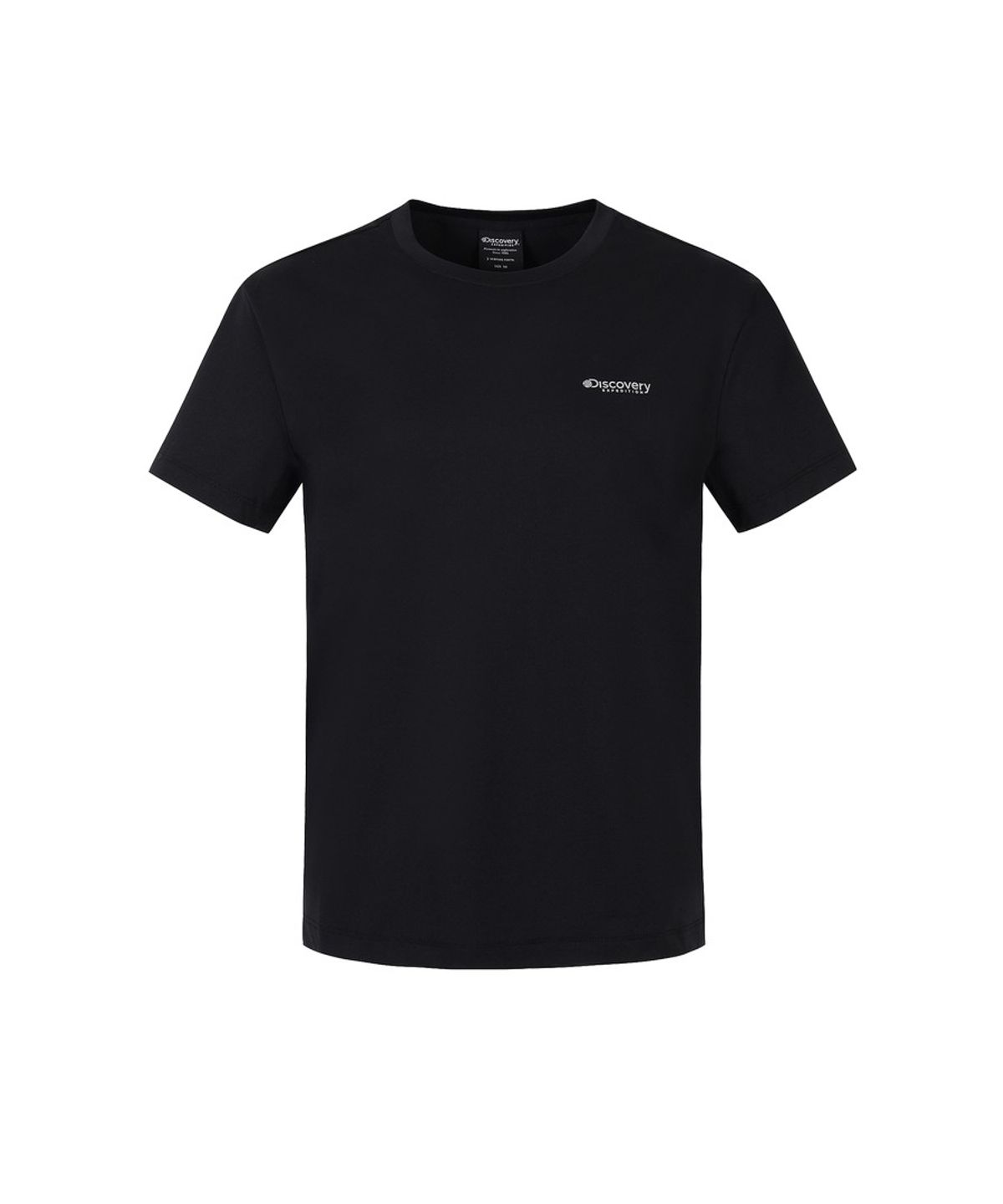 디스커버리 익스페디션(DISCOVERY EXPEDITION) 여성 로고포인트 러닝 티셔츠 (BLACK)