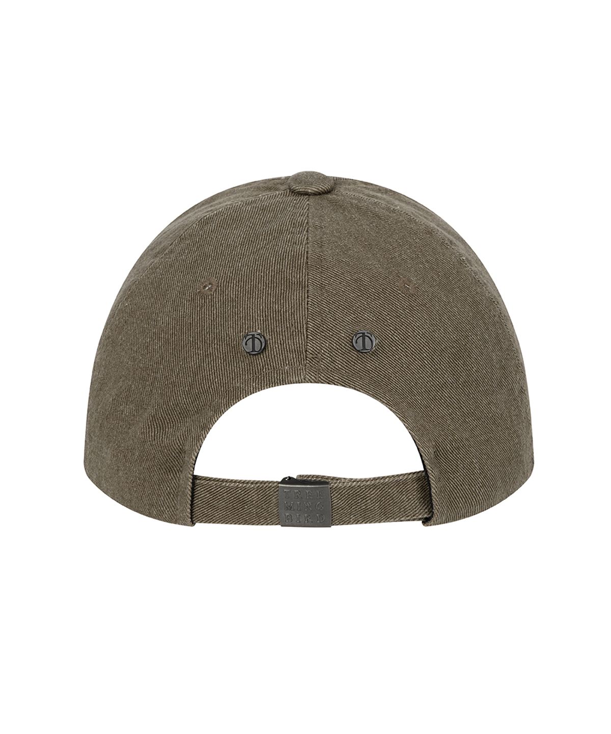 트리밍버드(TREEMINGBIRD) Raw Cut Damage Denim Cap [ Brown ]