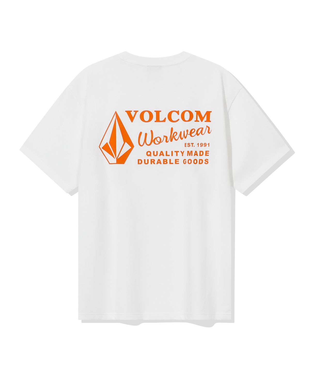 볼컴(VOLCOM) 워크웨어 에센셜 컴포트핏 반팔티(화이트)