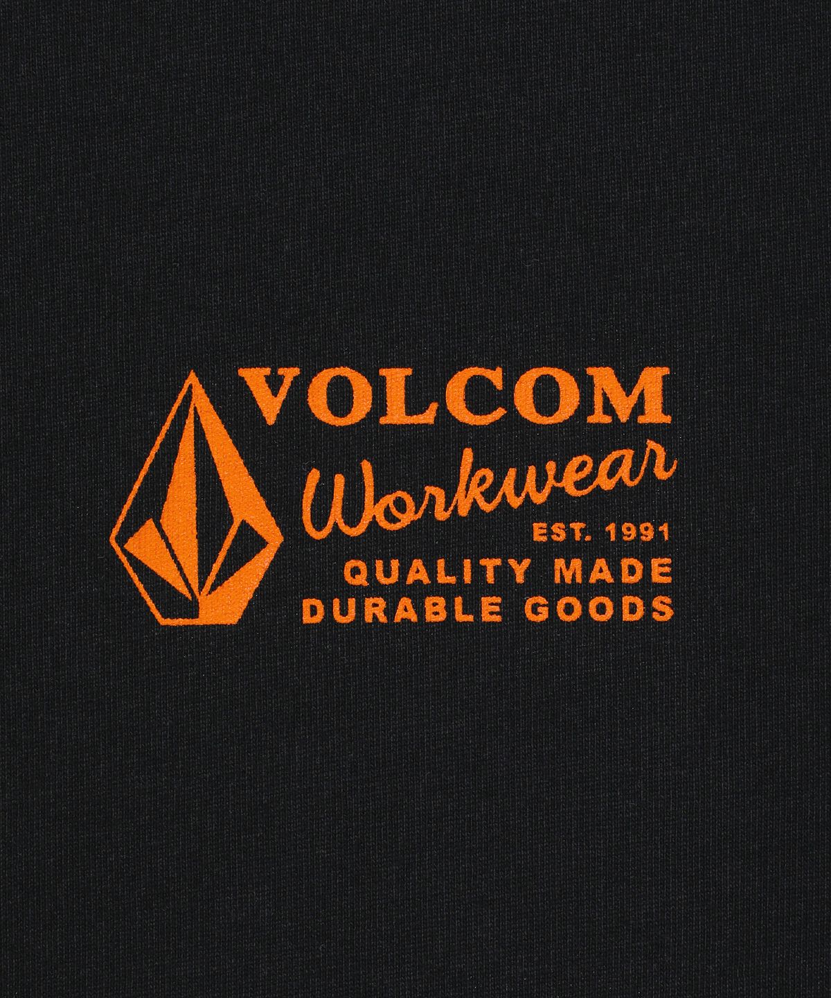 볼컴(VOLCOM) 워크웨어 에센셜 컴포트핏 반팔티(블랙)