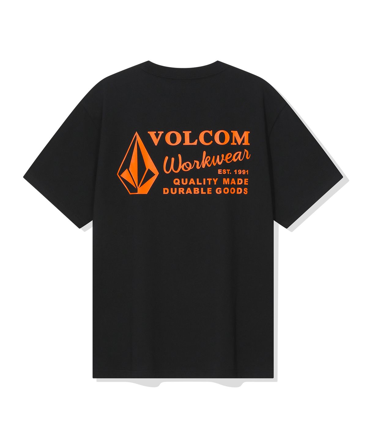 볼컴(VOLCOM) 워크웨어 에센셜 컴포트핏 반팔티(블랙)