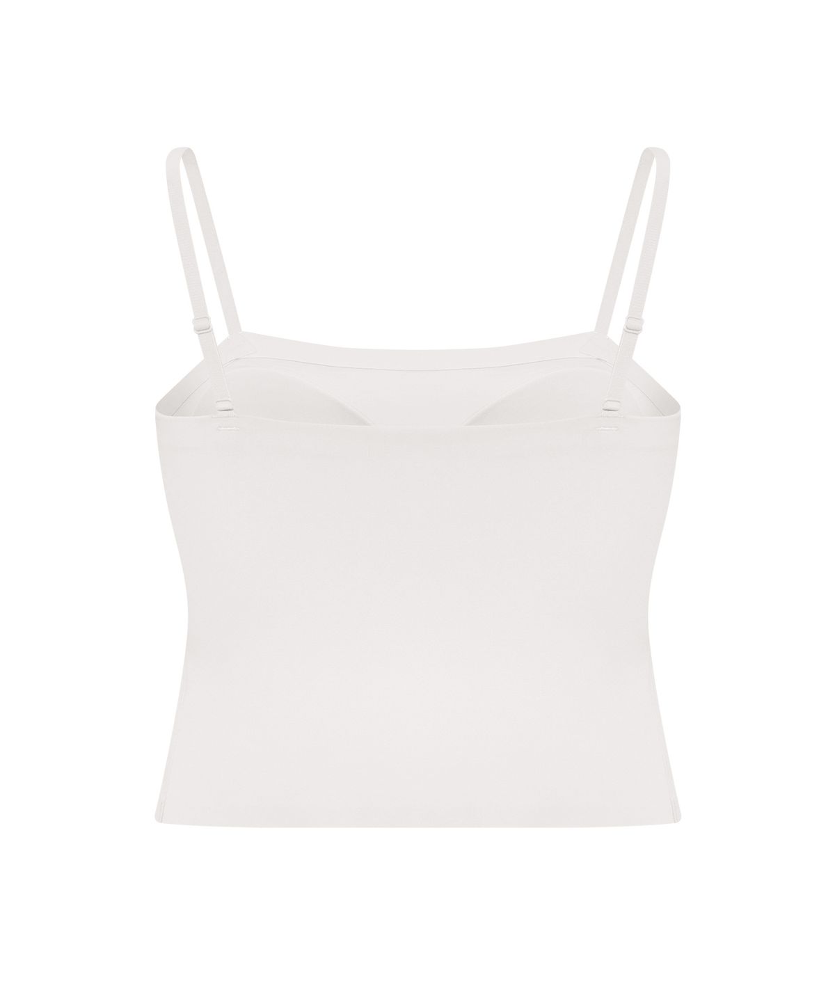엘르이너웨어(ELLE INNERWEAR) [2cm] 글래머핏 브라탑 크롭 - 화이트