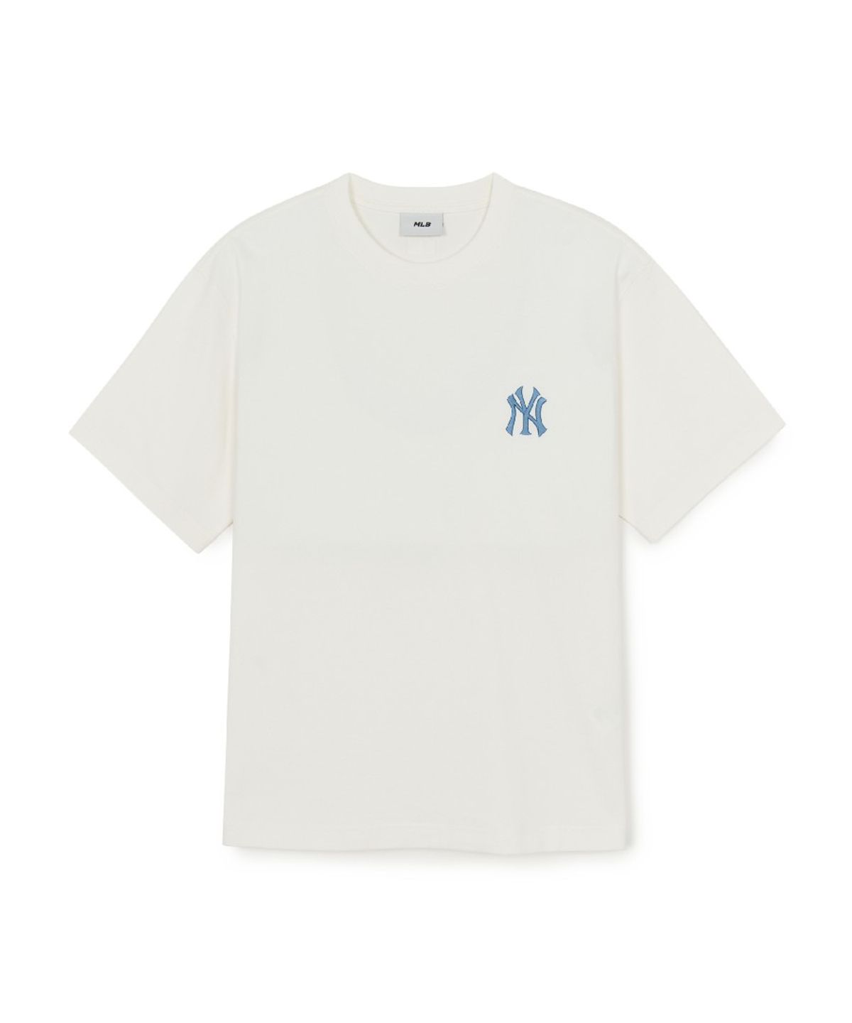 엠엘비(MLB) 빈티지 데님라이크 모노그램 빅럭스 오버핏 반팔 티셔츠 NY (Cream)