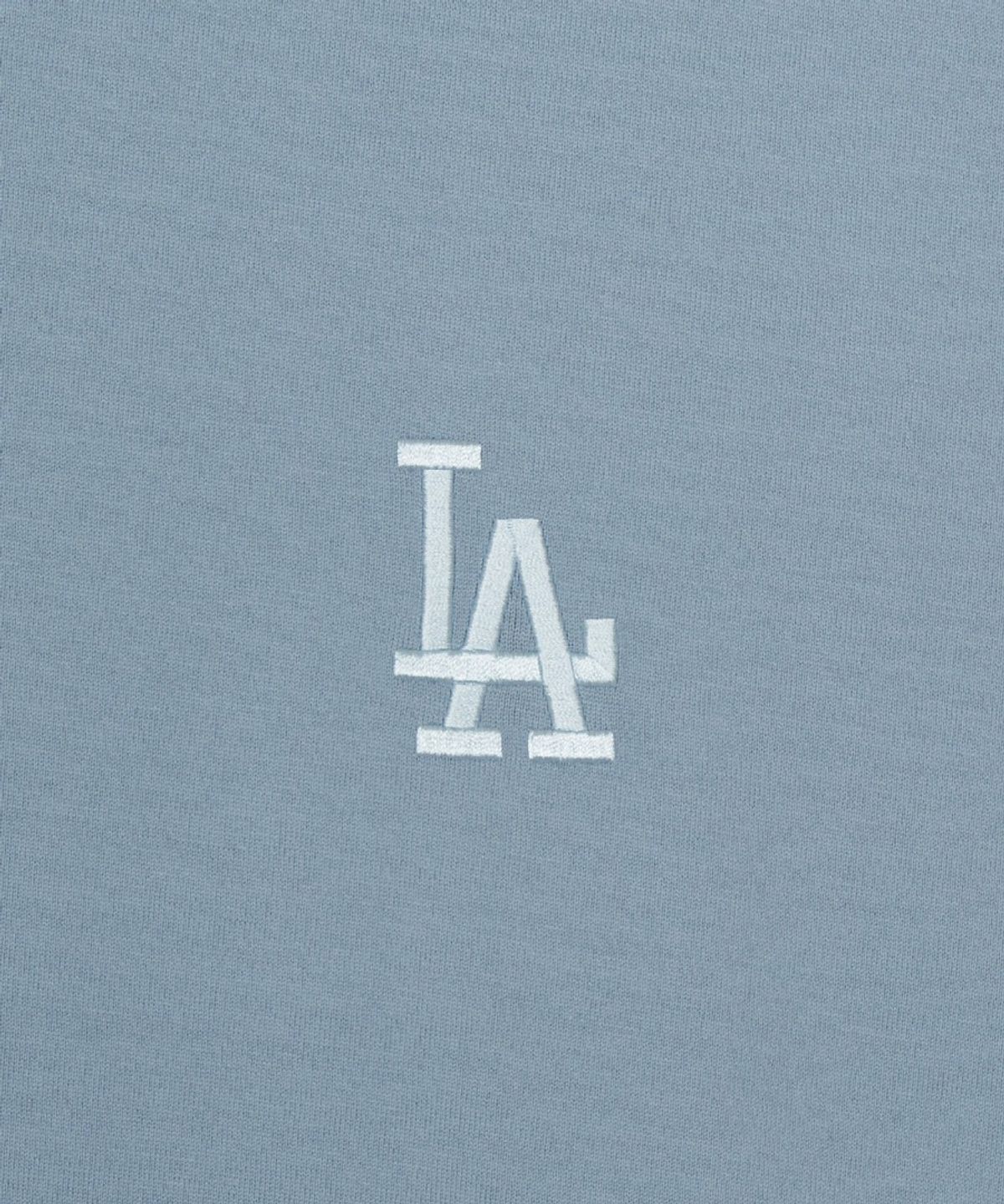 엠엘비(MLB) 빈티지 데님라이크 모노그램 빅럭스 오버핏 반팔 티셔츠 LA (D.Sky Blue)