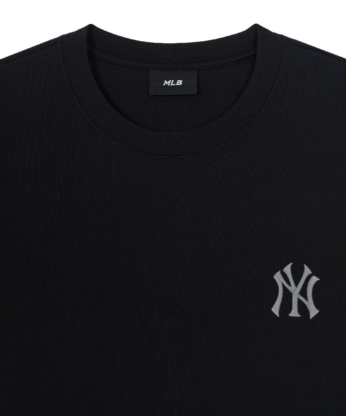 엠엘비(MLB) 빈티지 데님라이크 모노티브 오버핏 반팔 티셔츠 NY (Black)