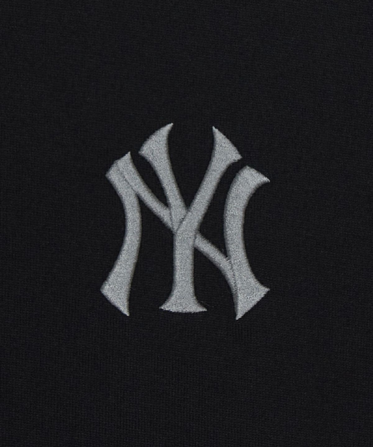 엠엘비(MLB) 빈티지 데님라이크 모노티브 오버핏 반팔 티셔츠 NY (Black)