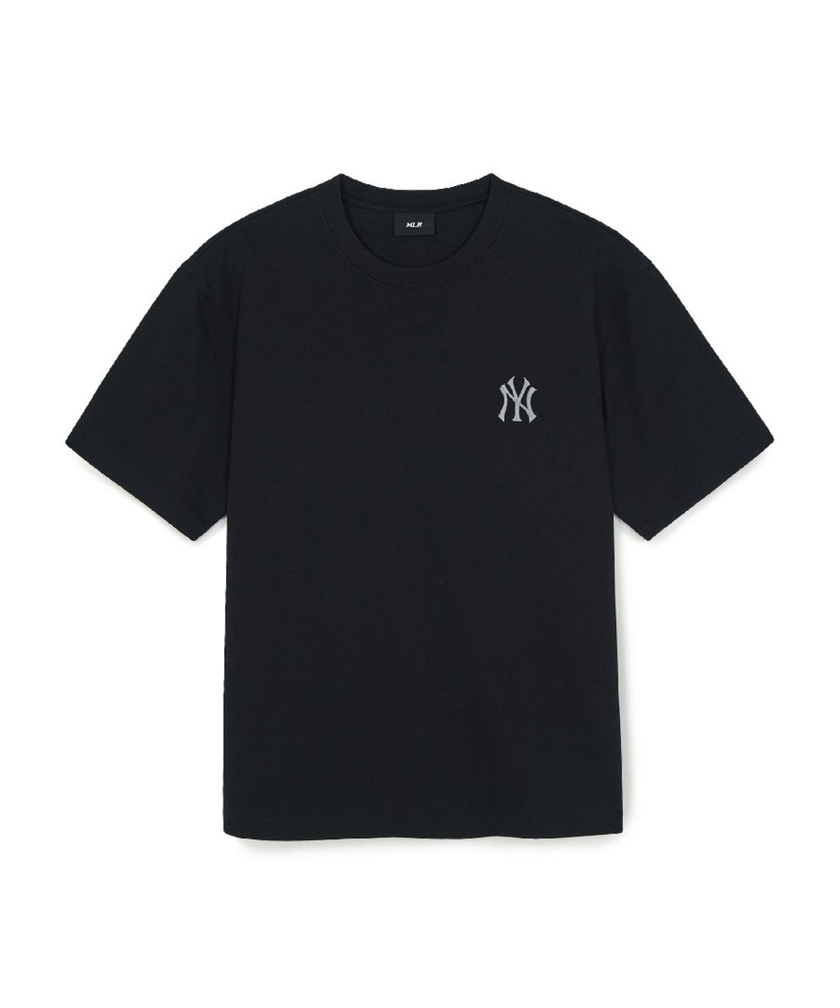 엠엘비(MLB) 빈티지 데님라이크 모노티브 오버핏 반팔 티셔츠 NY (Black)