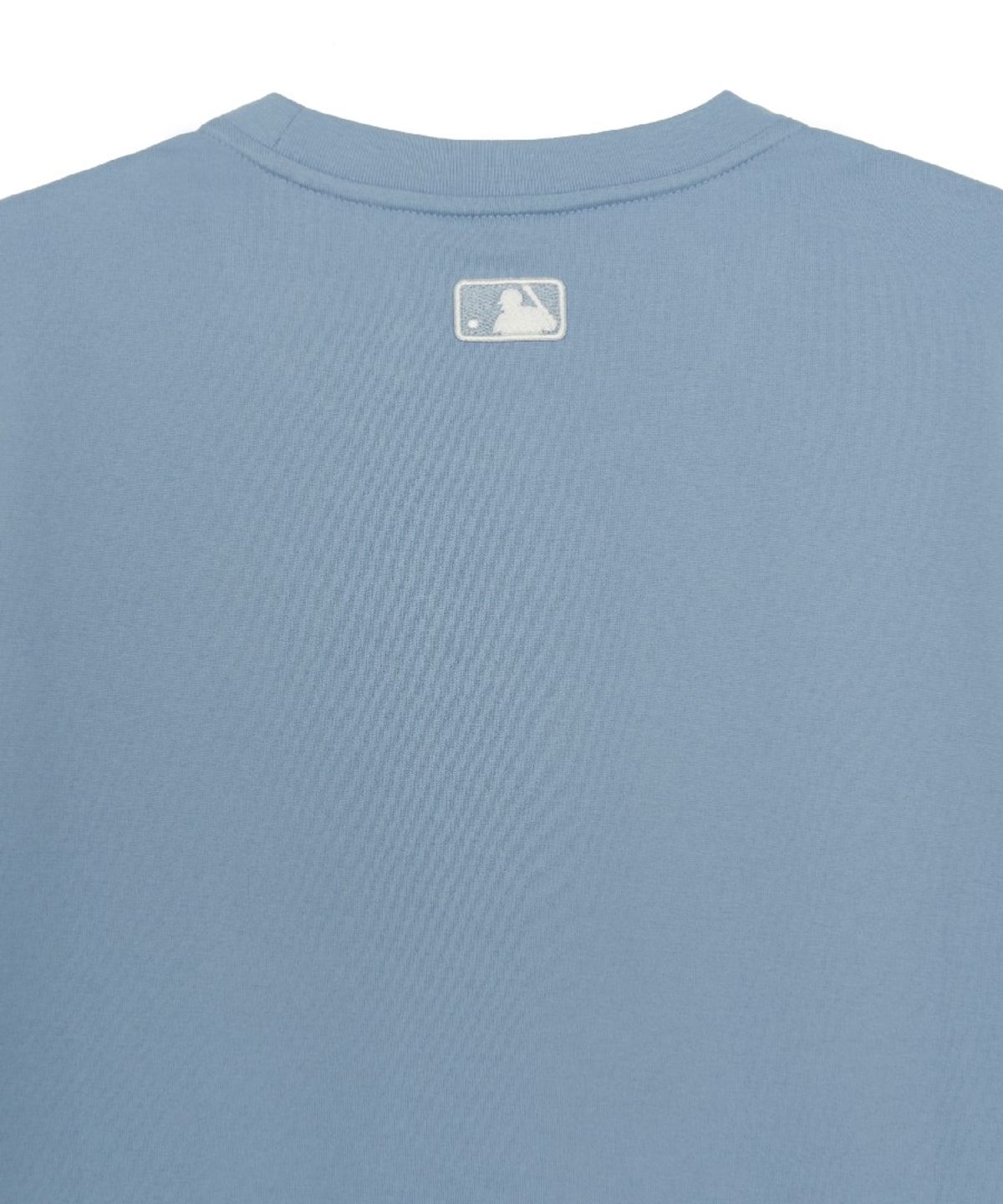 엠엘비(MLB) 셰리프 스몰레터링 로고 레귤러핏 반팔 티셔츠 LA (L.SKY BLUE)