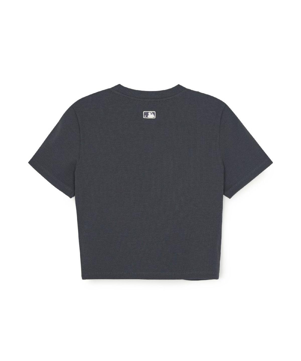 엠엘비(MLB) 여성 빈티지 슬림 골지 반팔 티셔츠 SF (D.Charcoal Grey)