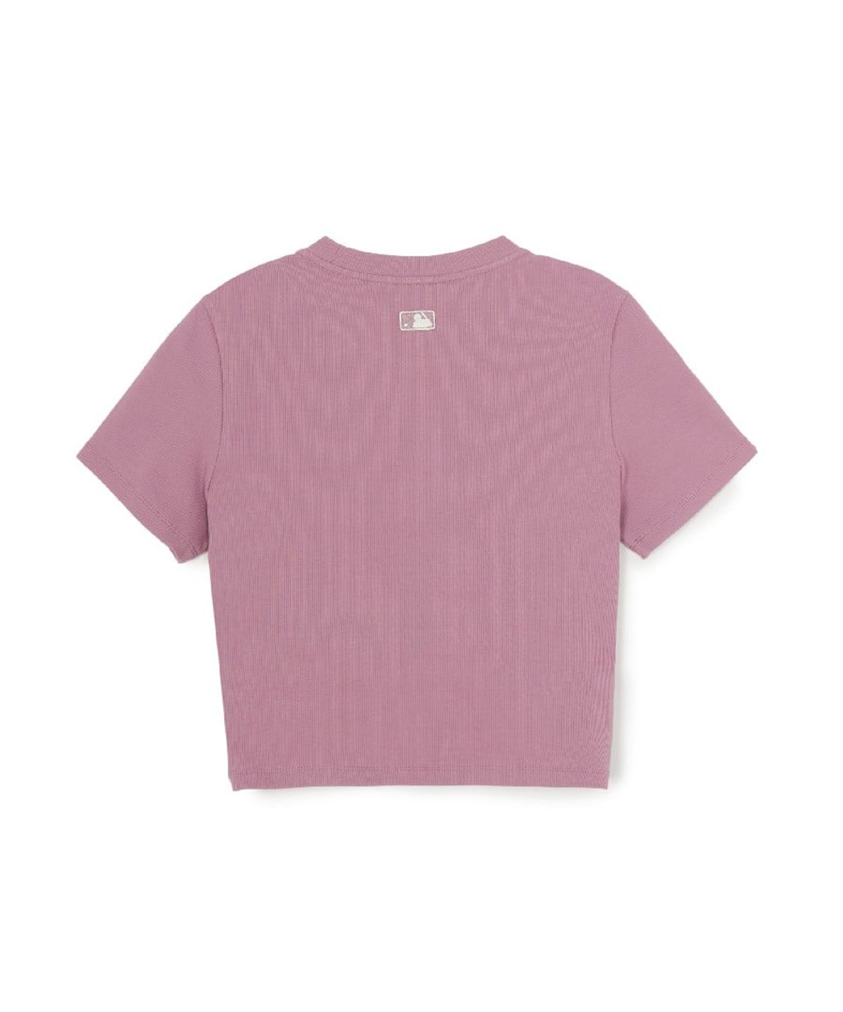 엠엘비(MLB) 여성 빈티지 슬림 골지 반팔 티셔츠 LA (Pink)
