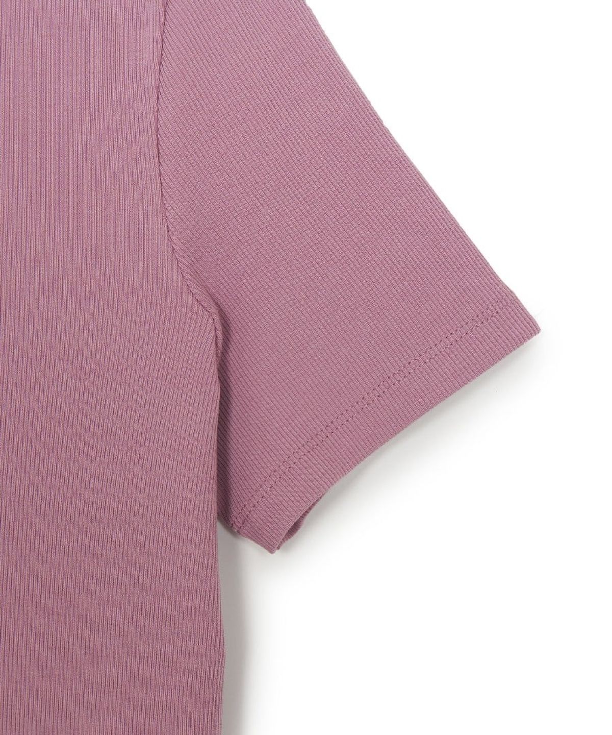 엠엘비(MLB) 여성 빈티지 슬림 골지 반팔 티셔츠 LA (Pink)