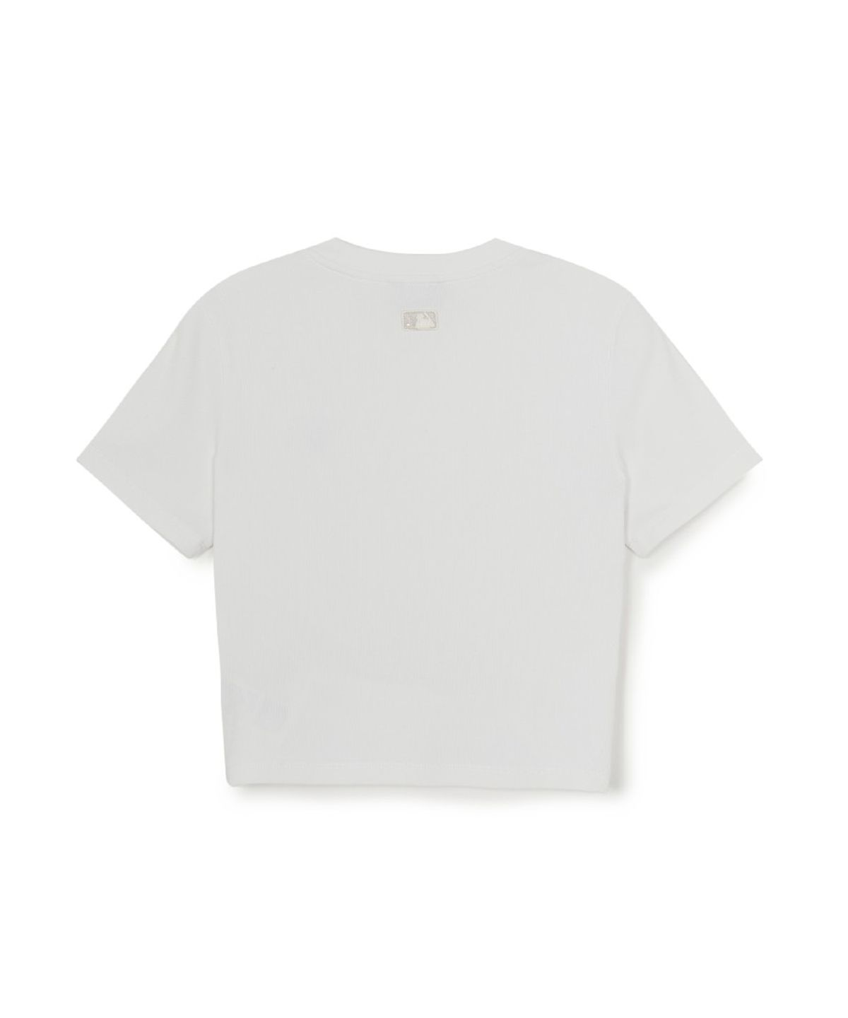 엠엘비(MLB) 여성 빈티지 슬림 골지 반팔 티셔츠 LA (White)