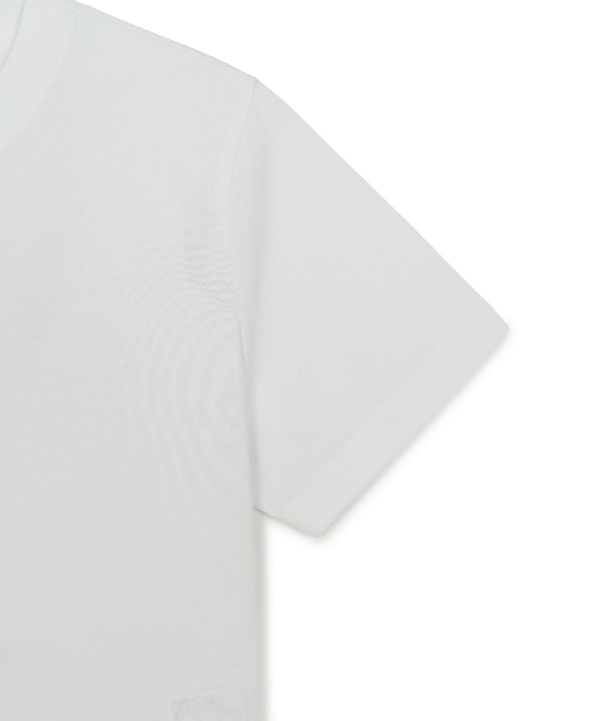 엠엘비(MLB) 여성 셰리프 로고 포인트 컴포터블 크롭 반팔 티셔츠 NY (White)