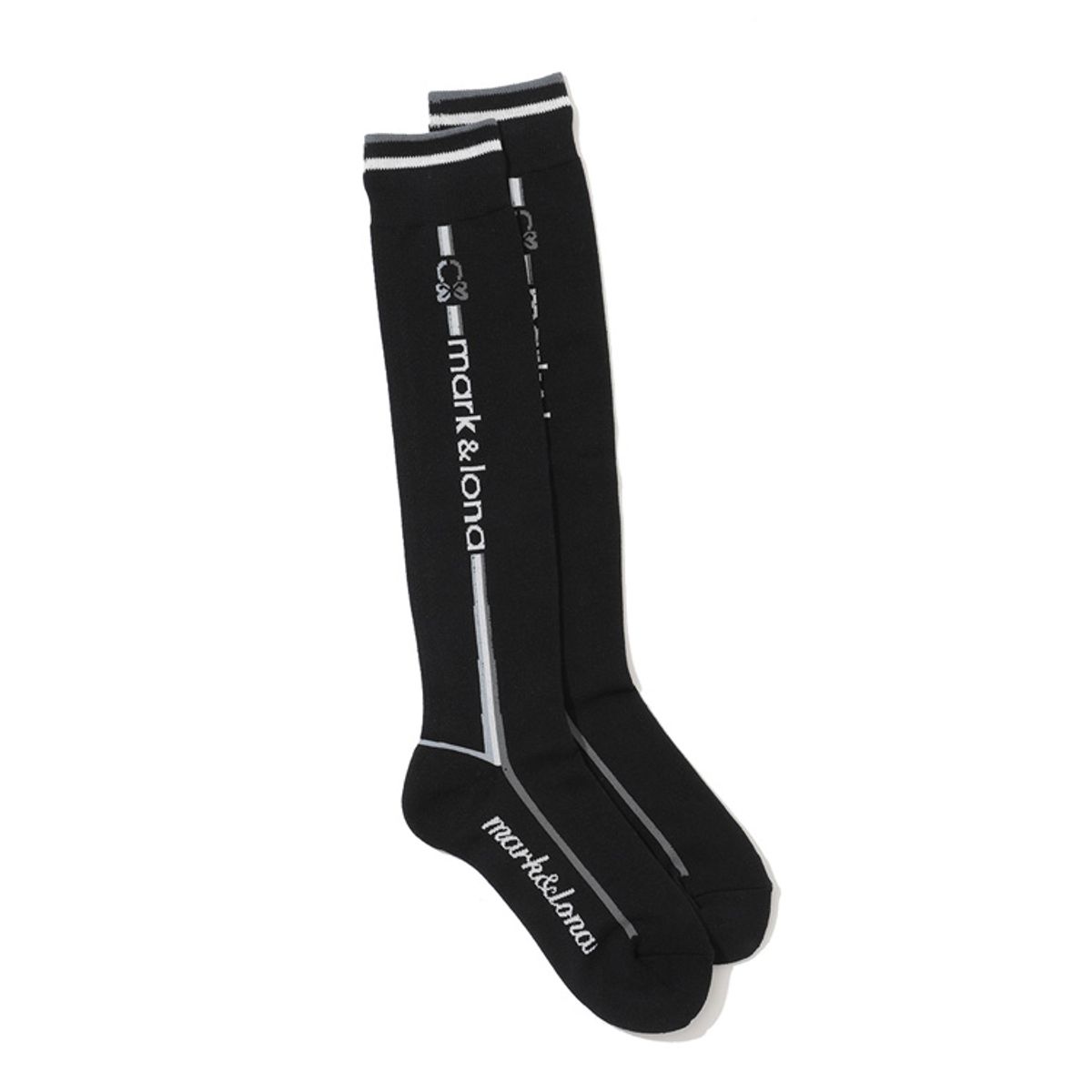 마크앤로나(MARK&LONA) W GN SIDE LINE KNEE SOCKS LS1YS32F