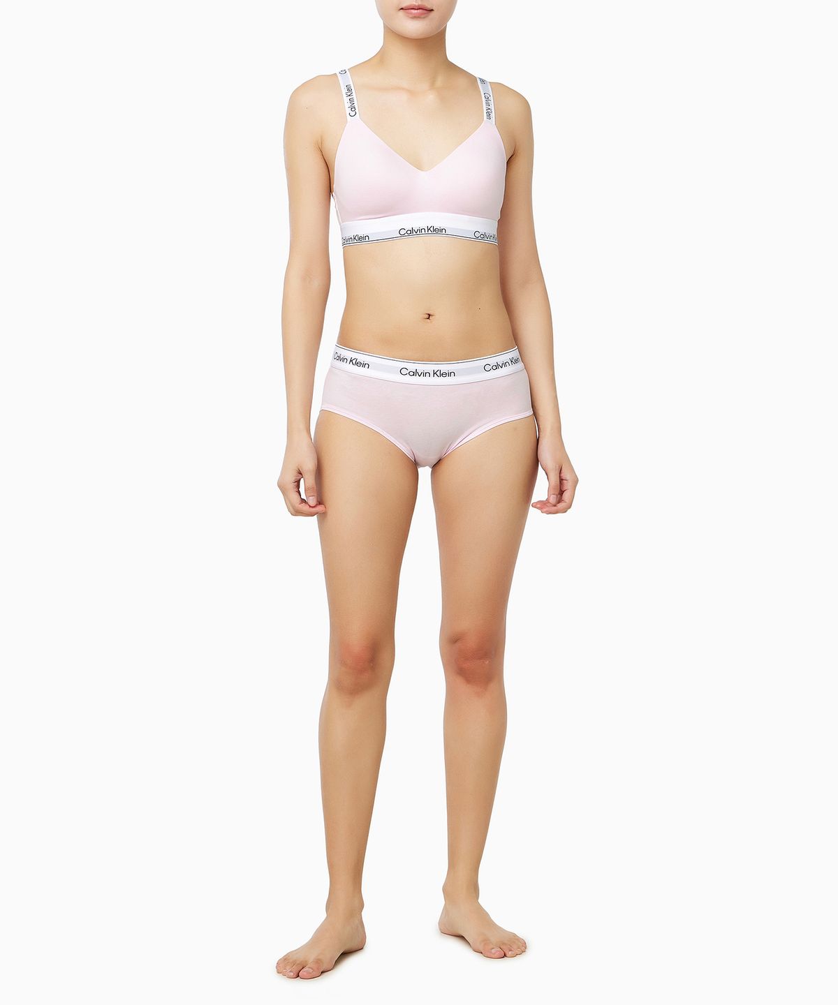 캘빈클라인 언더웨어(CALVIN KLEIN UNDERWEAR) 여성 아이콘 코튼 모달 브라렛 (H&E)_QF8504AD8Z6