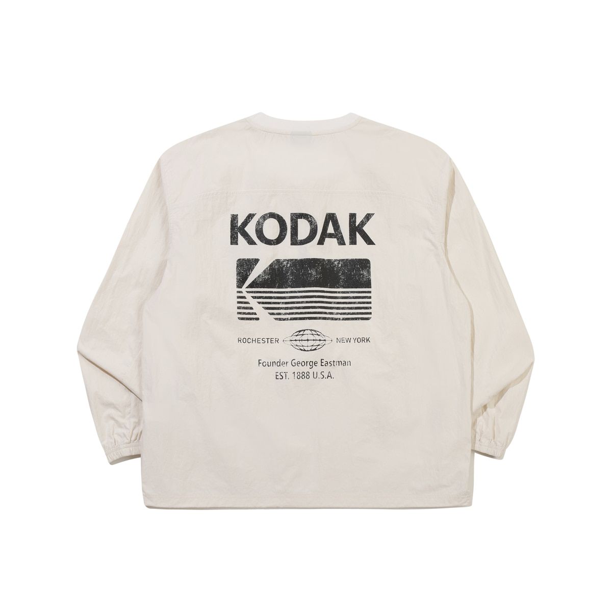 코닥(KODAK) 빈티지 로고 긴팔 피스테 IVORY