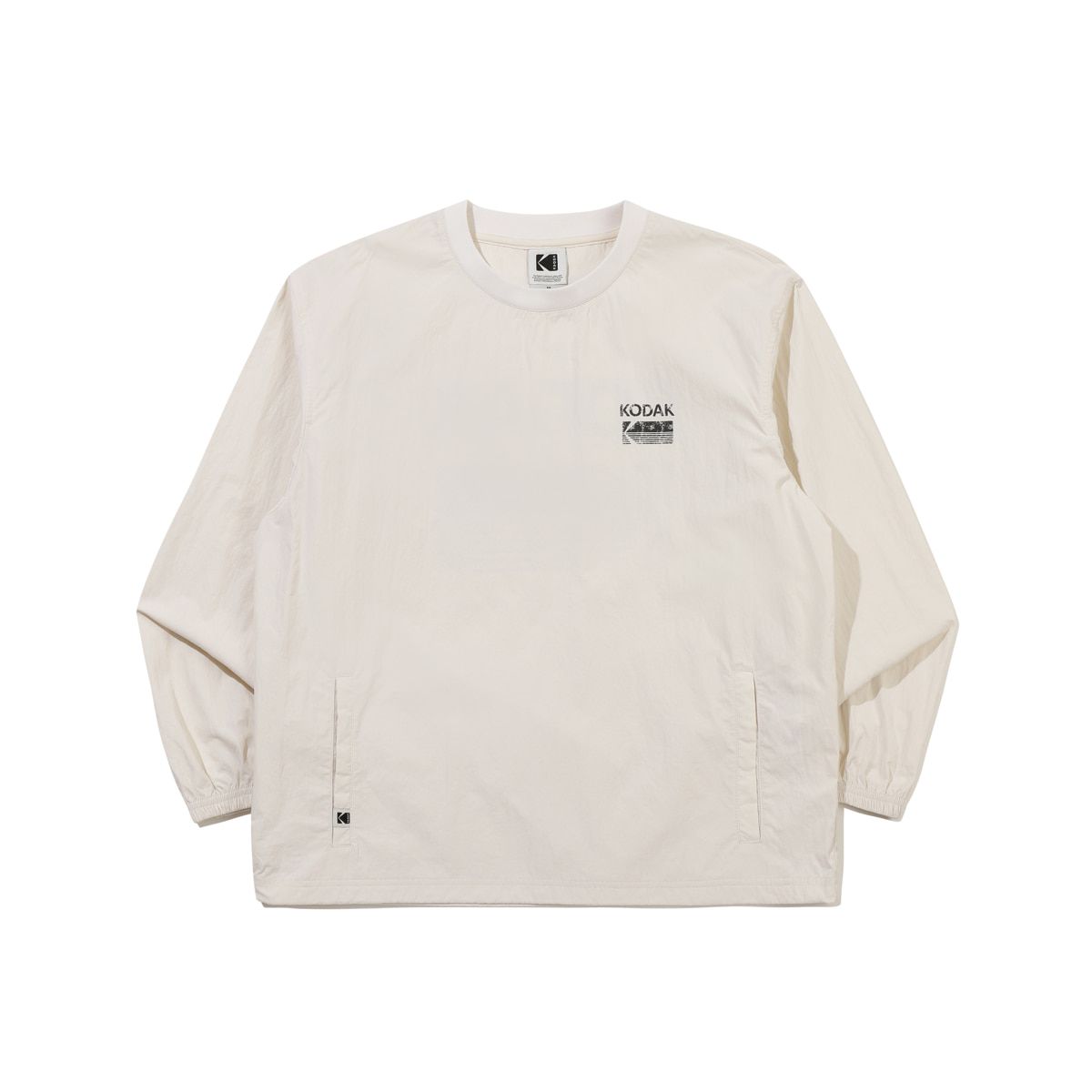 코닥(KODAK) 빈티지 로고 긴팔 피스테 IVORY