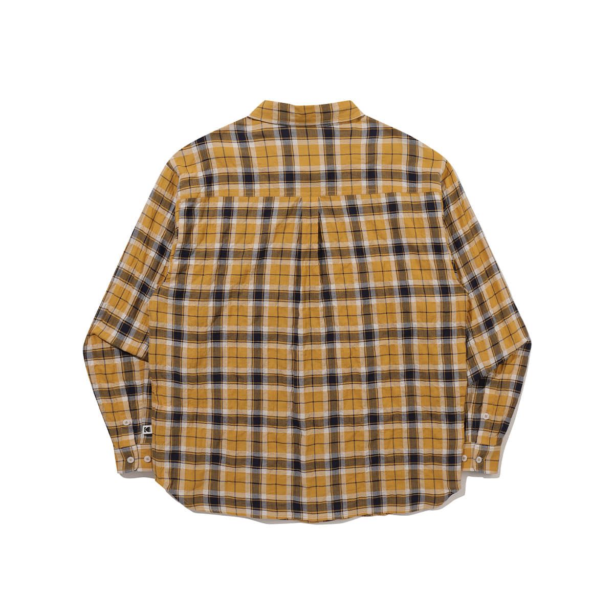 코닥(KODAK) RGB 체크 셔츠 YELLOW