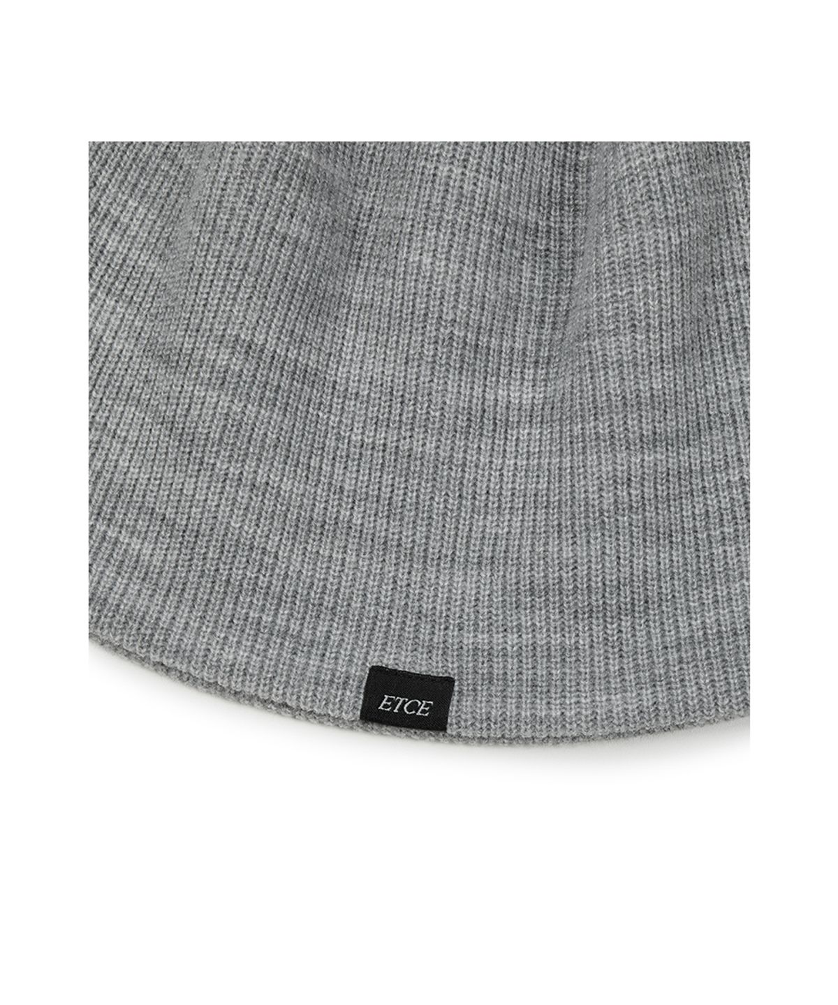 이티씨이(ETCE) LABEL BEANIE (GRAY)