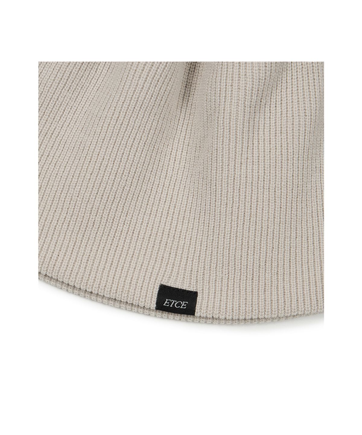 이티씨이(ETCE) LABEL BEANIE (BEIGE)