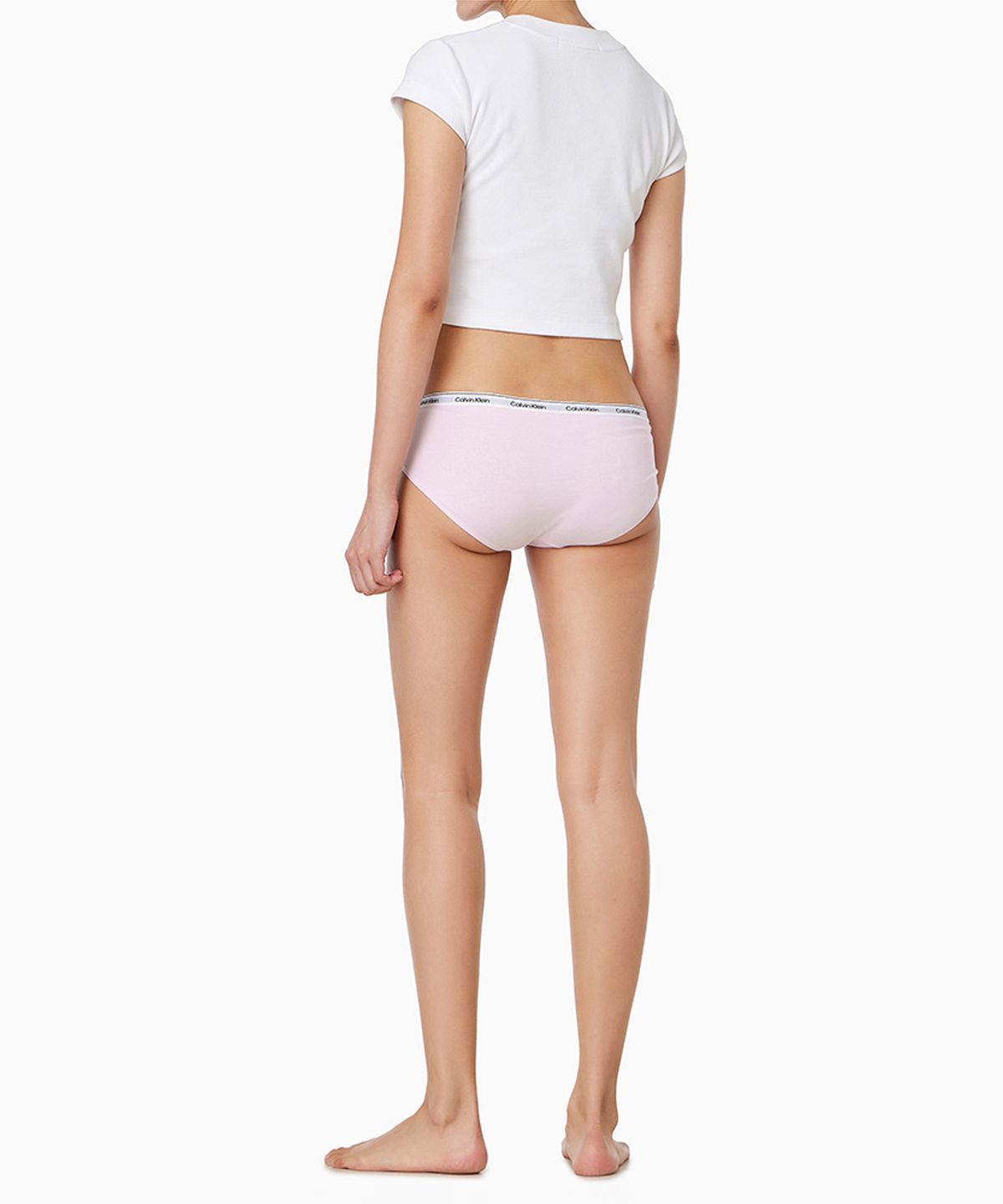 캘빈클라인 언더웨어(CALVIN KLEIN UNDERWEAR) 여성 아이콘 로고 힙스터_QD50458Z6