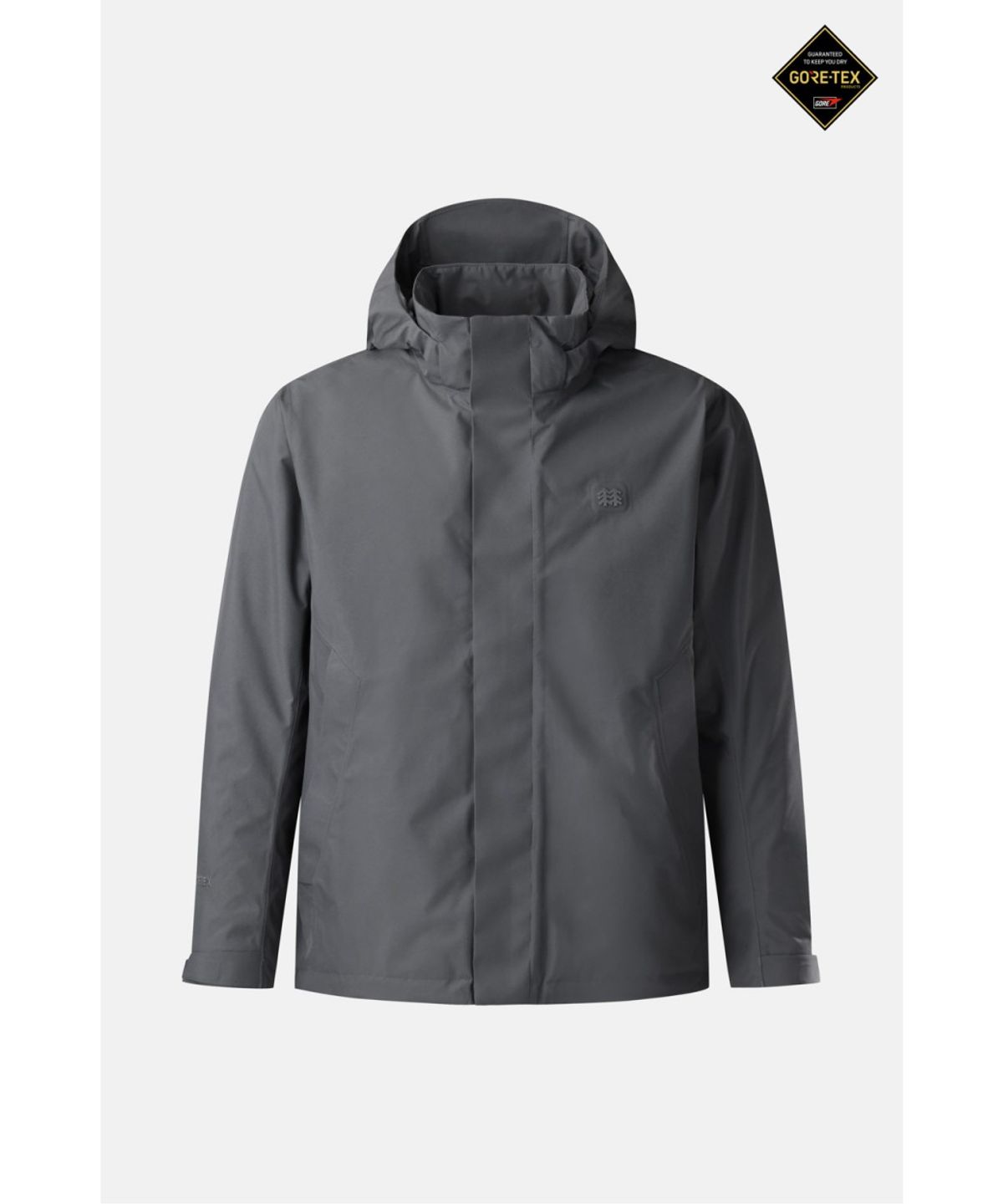 코오롱스포츠(KOLON SPORT) 남성 고어텍스 후드 디테쳐블 방수 재킷 JWJGX26271DGY
