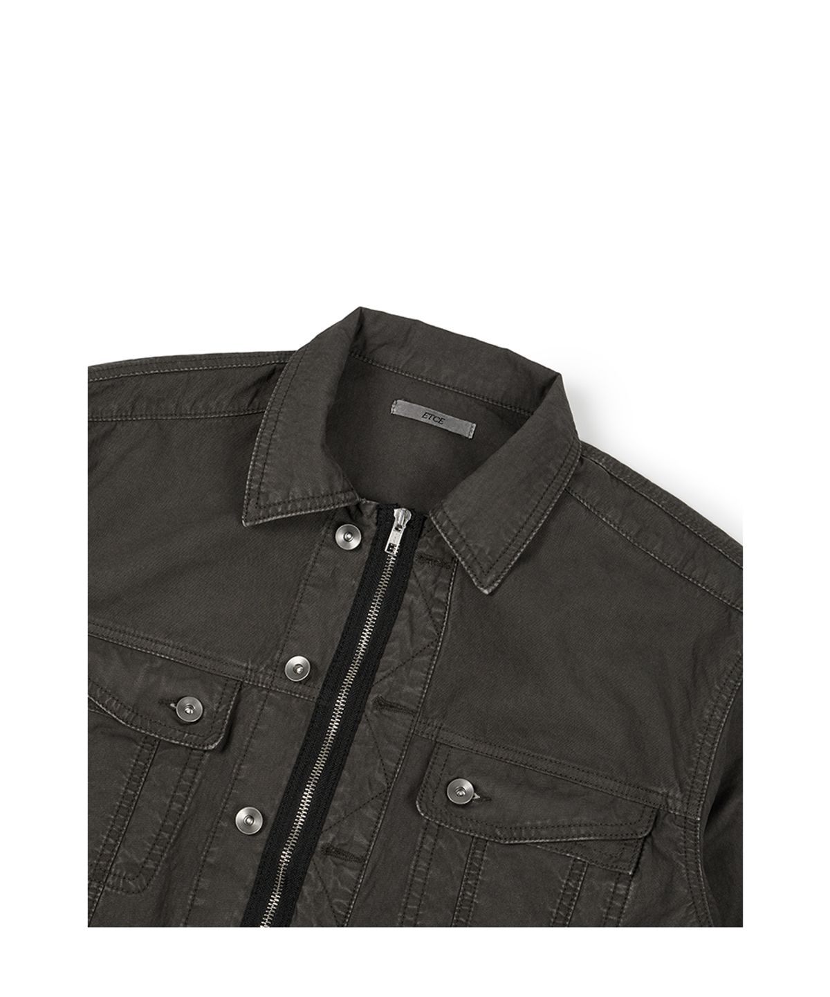 이티씨이(ETCE) DYED 3 ZIP TRUCKER (CHARCOAL)