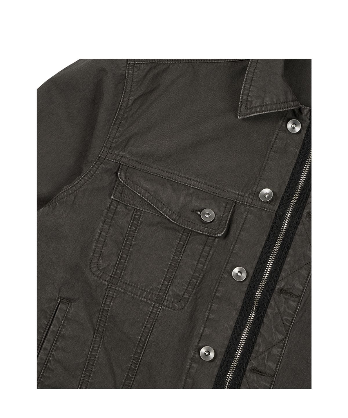 이티씨이(ETCE) DYED 3 ZIP TRUCKER (CHARCOAL)
