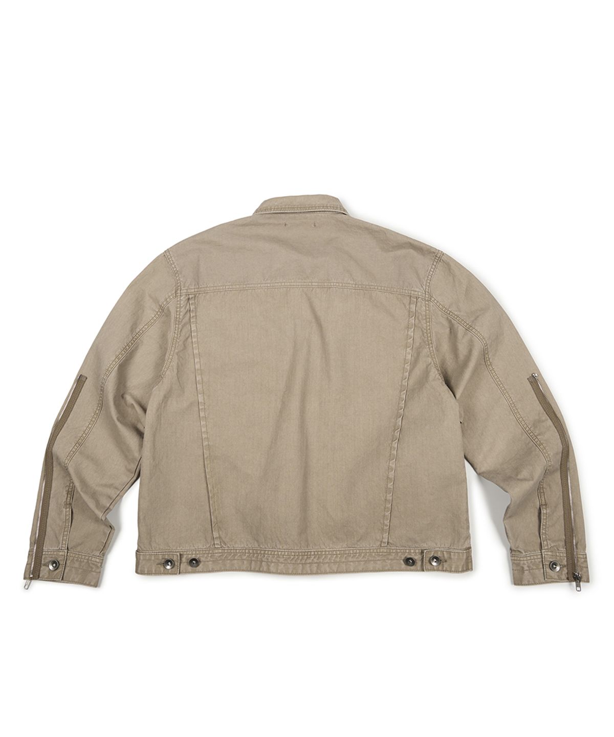 이티씨이(ETCE) DYED 3 ZIP TRUCKER (BEIGE)