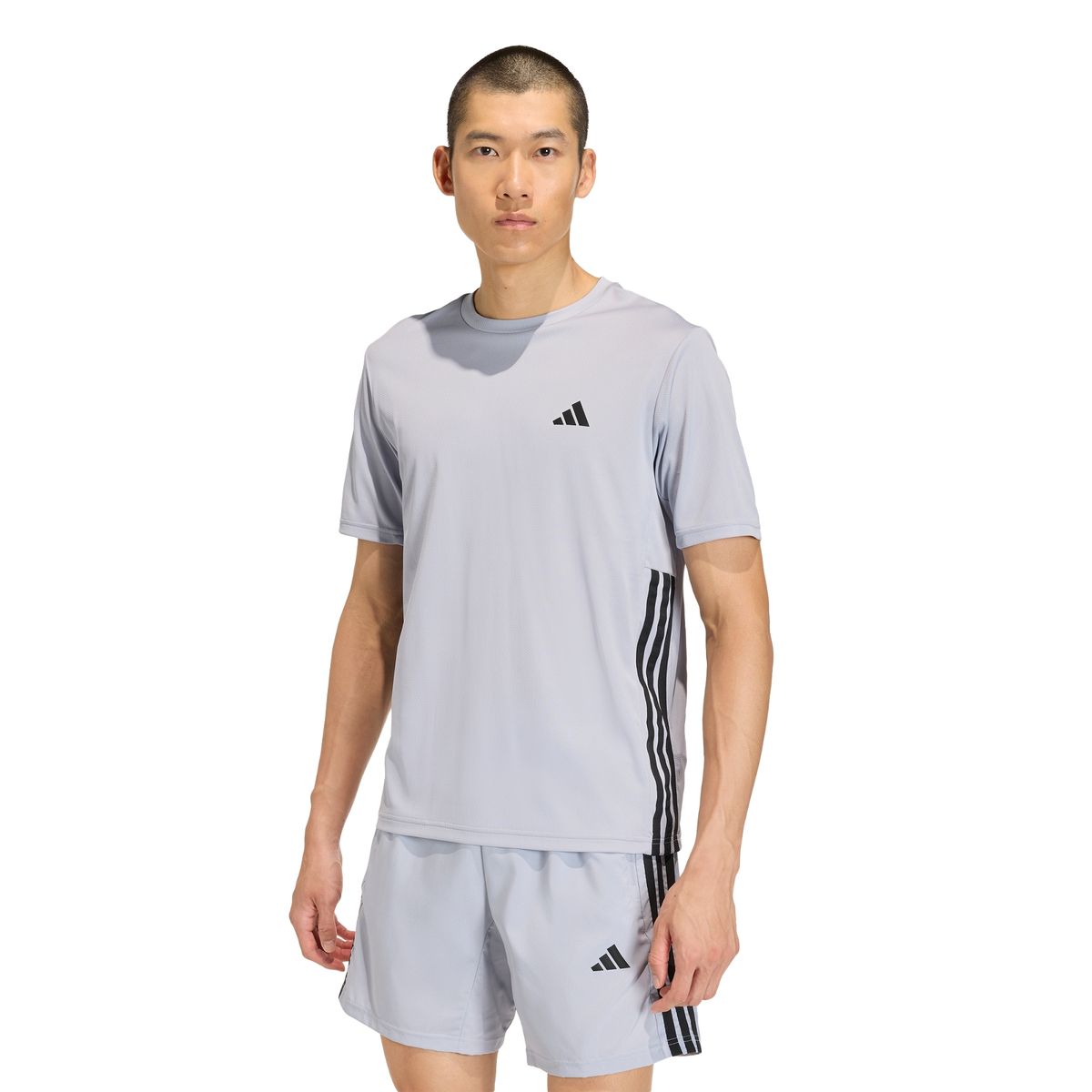 아디다스(ADIDAS) 워크아웃 에센셜 베이스 3-스트라이프 티셔츠 KC5286